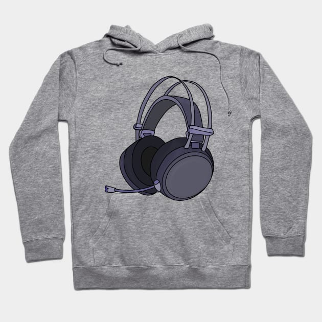 Cool Gamer Headphones Hoodie by DiegoCarvalho